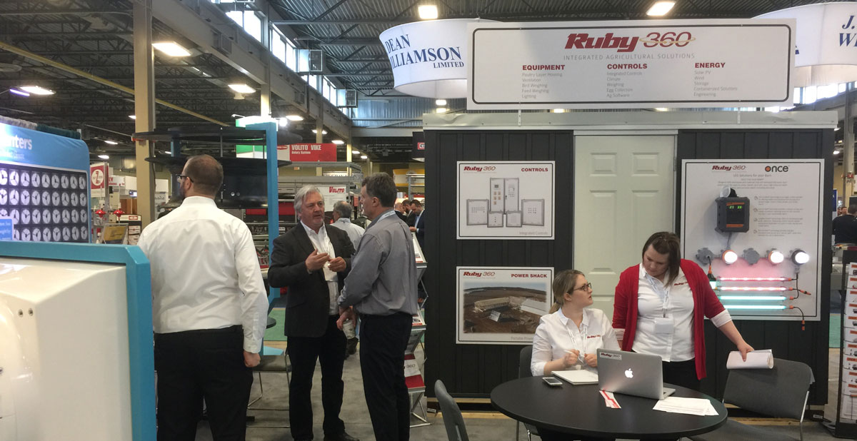 Ruby360 booth at the 2018 National Poultry Show